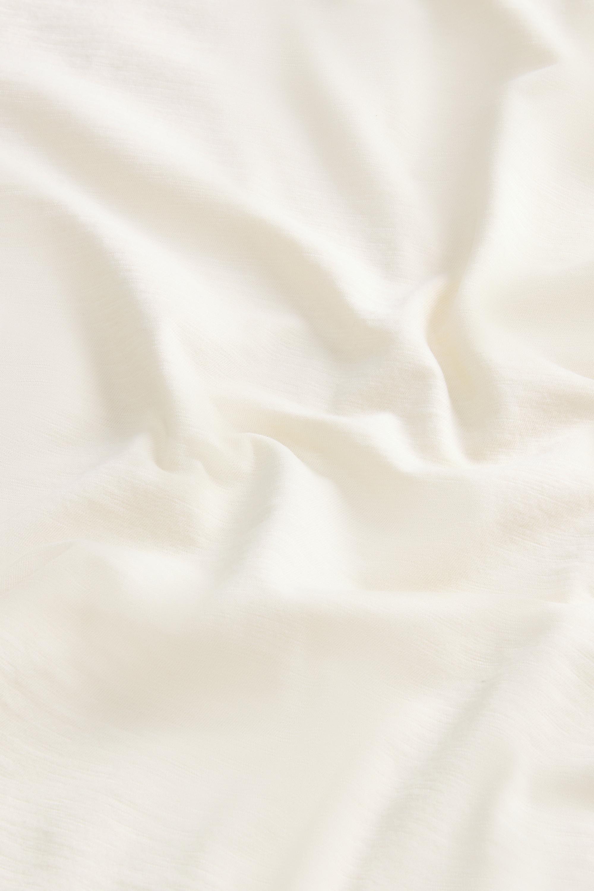 T-Shirt in Pure Cotton Slub Fabric White photo 4 | Woolrich