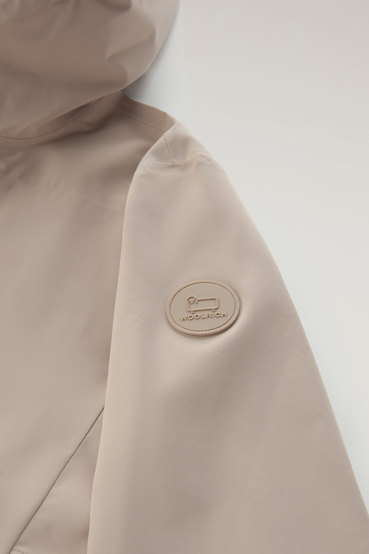Waterproof Pacific Hooded Jacket Beige photo 4 | Woolrich