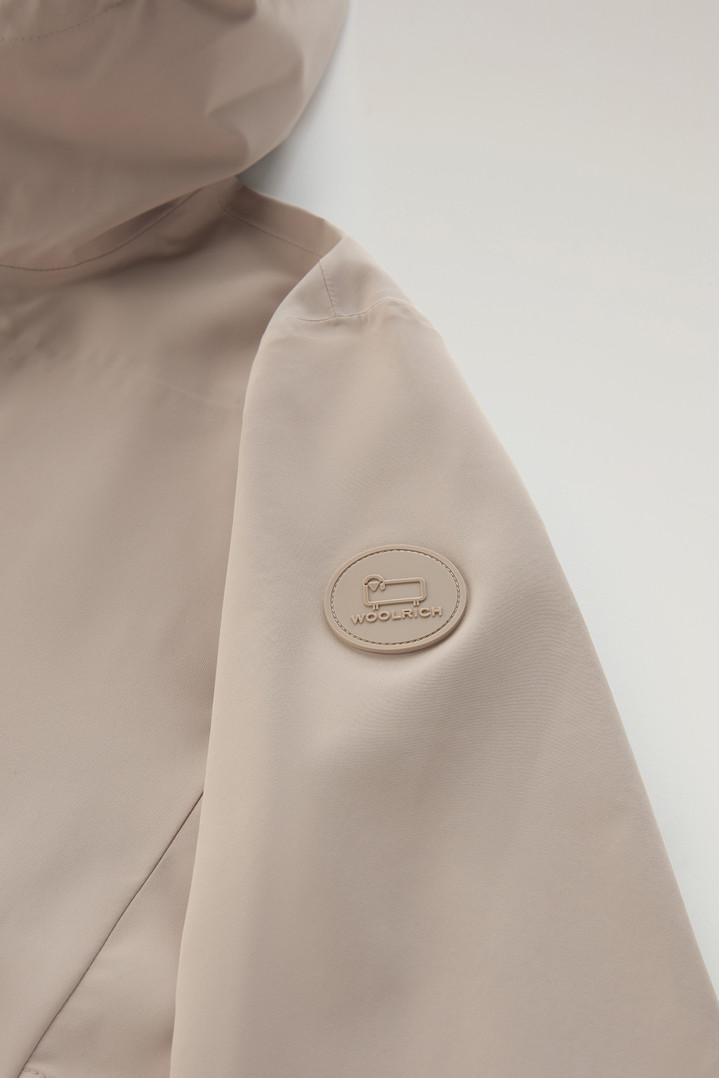 Waterproof Pacific Hooded Jacket Beige photo 4 | Woolrich