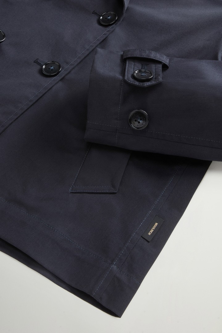 TECH COTTON PEACOAT Blue photo 7 | Woolrich