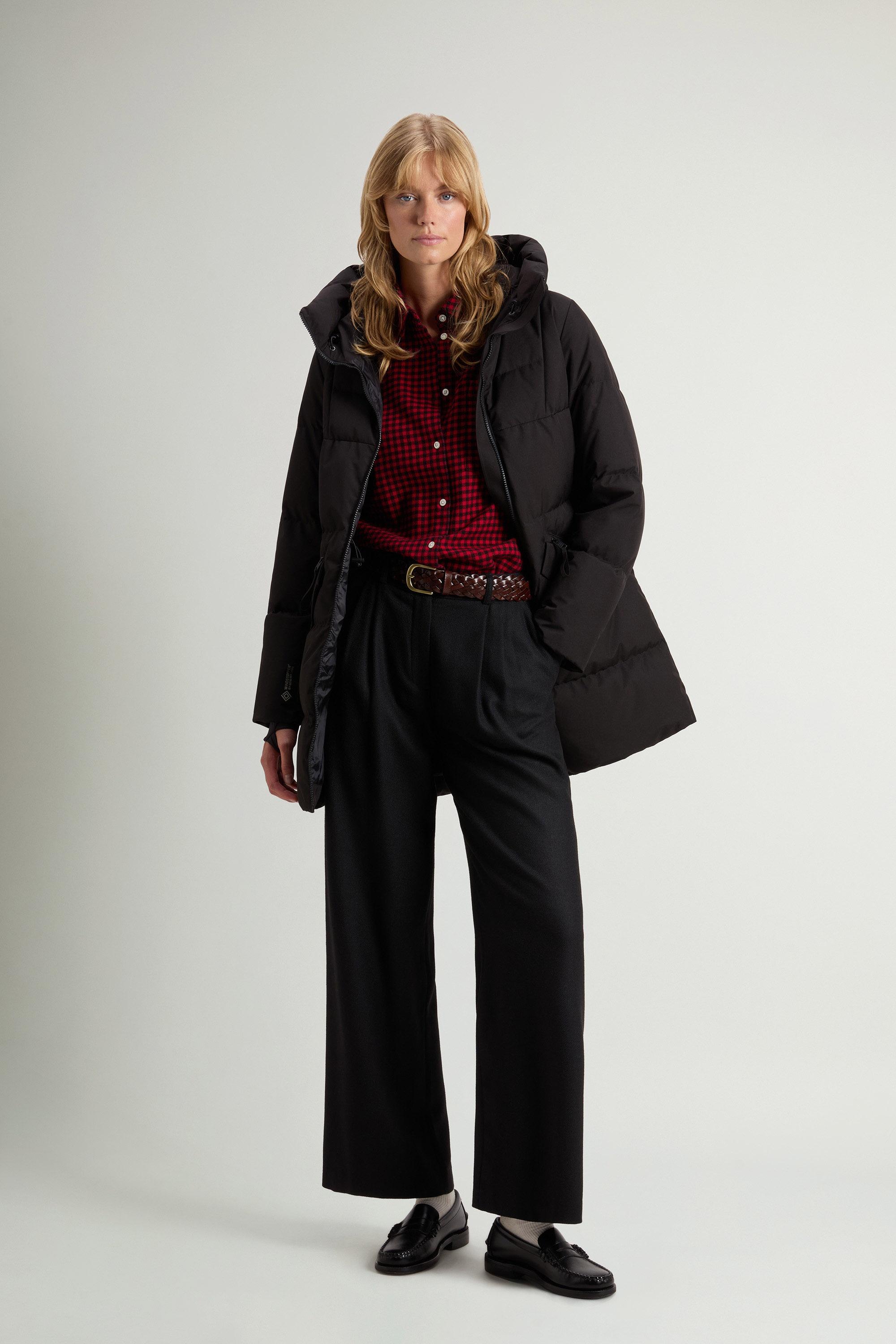 Quilted Parka in WINDSTOPPER® by GORE-TEX® Fabric Black photo 1 | Woolrich