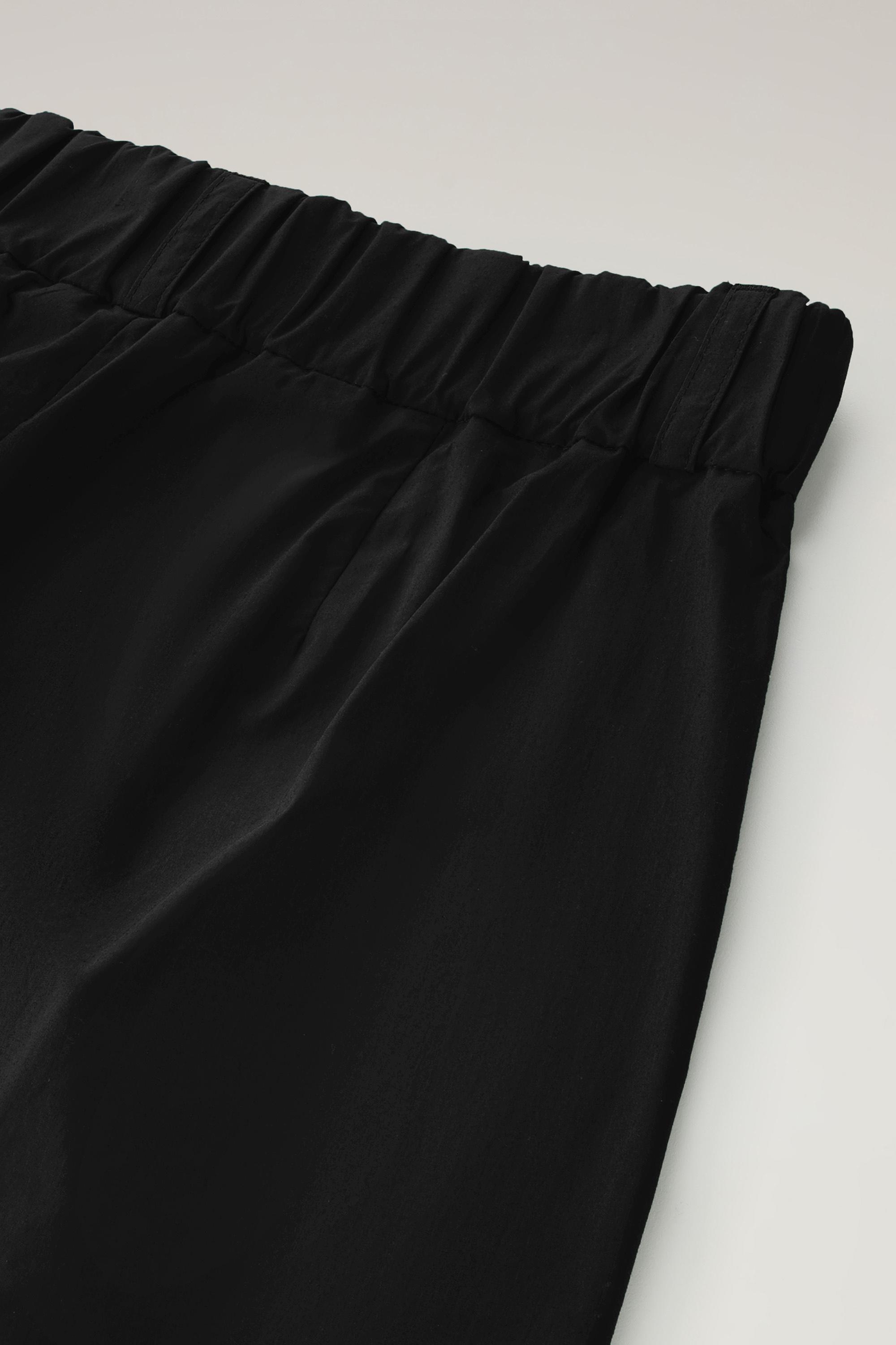 Pure Cotton Poplin Shorts Black photo 4 | Woolrich