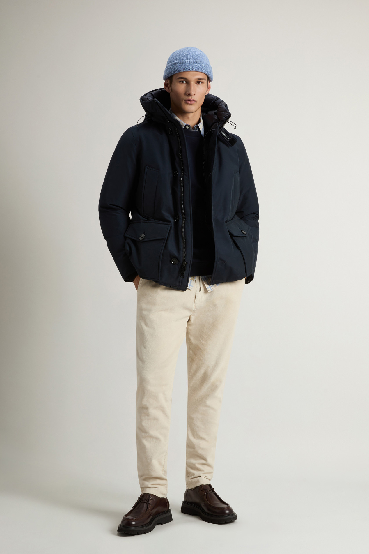 Arctic Anorak in Ramar Cloth Blue photo 2 | Woolrich