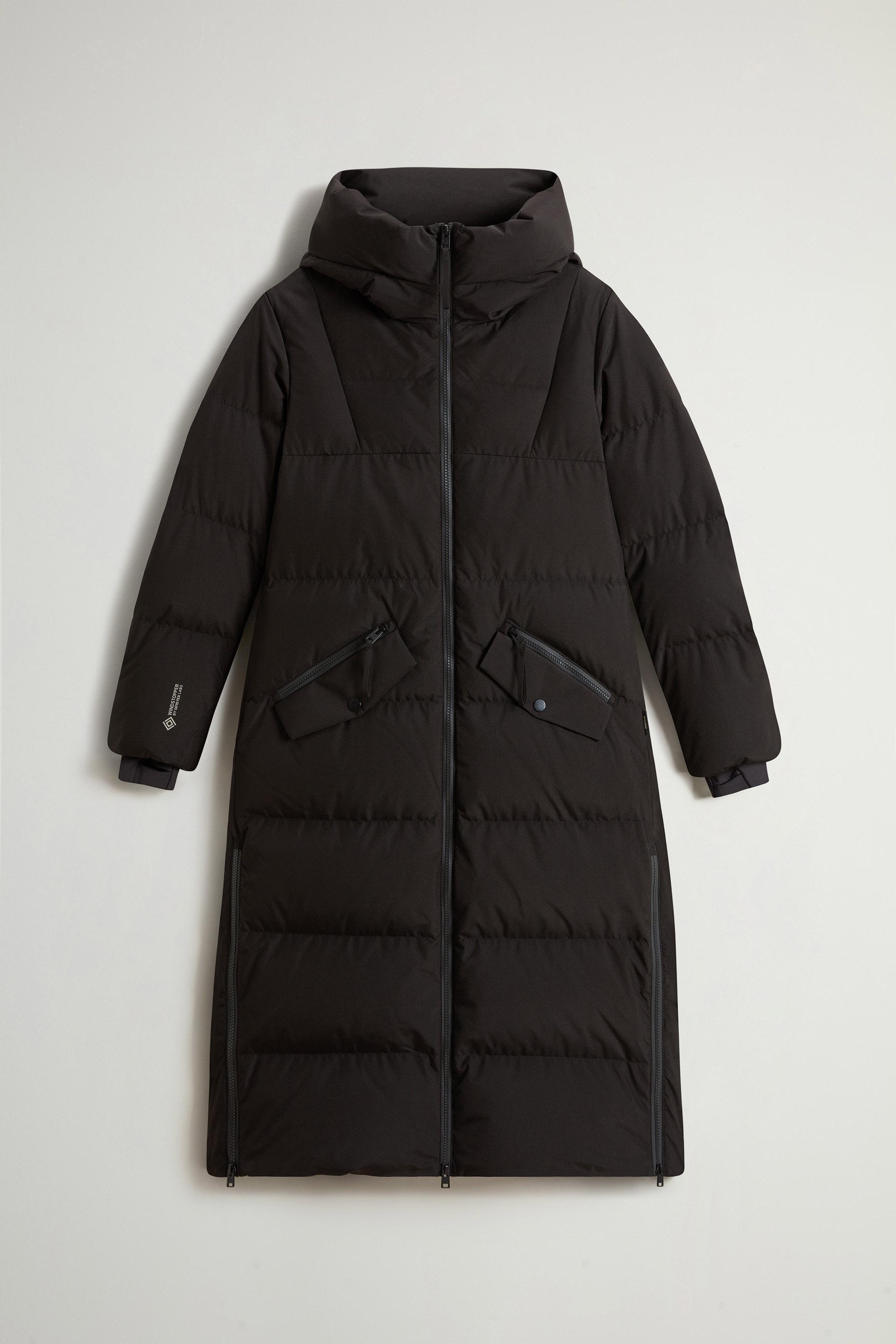 Long down Jacket in WINDSTOPPER GORE-TEX Black photo 6 | Woolrich