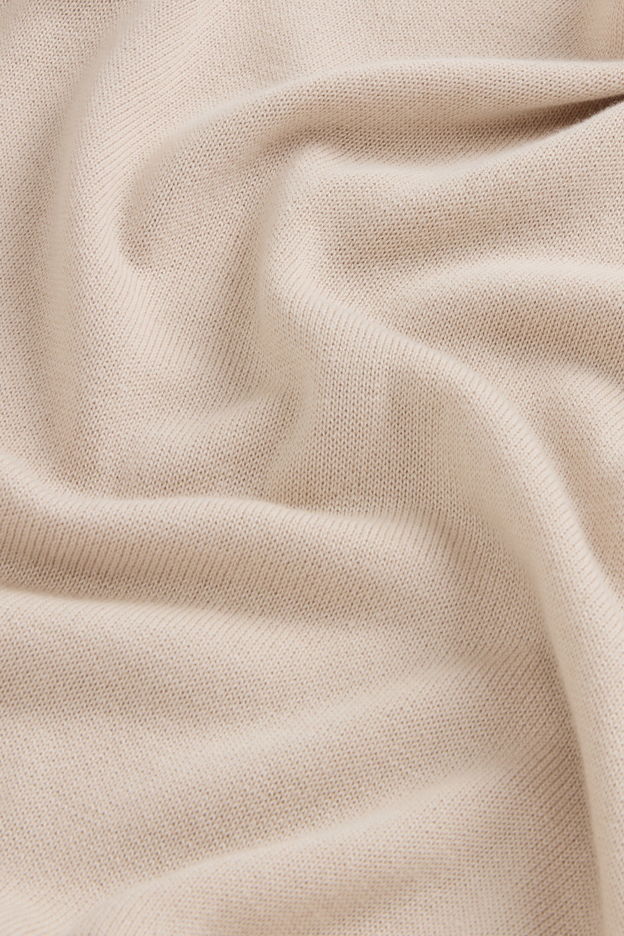 COTTON MODAL CREWNECK Beige photo 6 | Woolrich