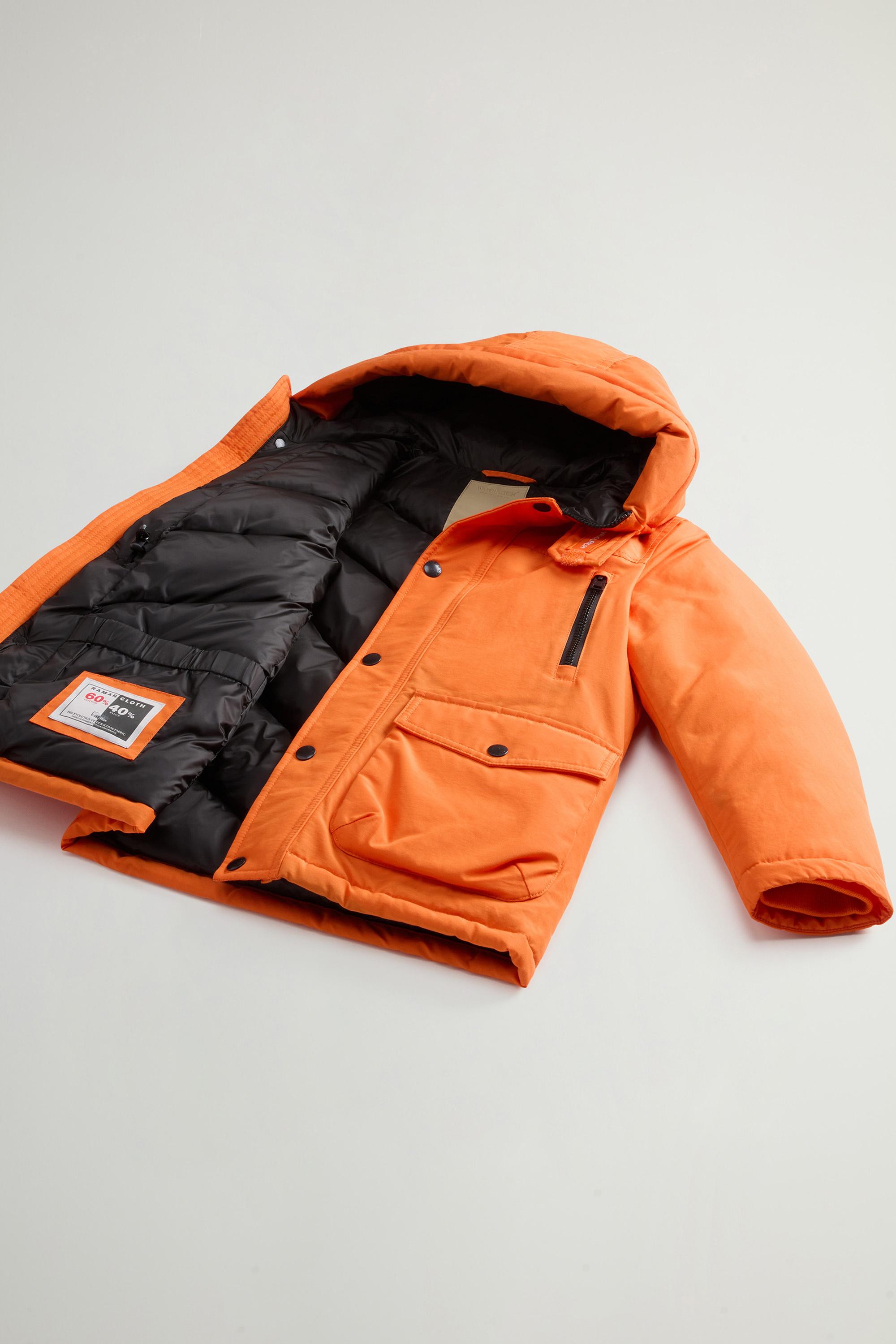 Boys’ Arctic Parka in Ramar Cloth Orange photo 5 | Woolrich