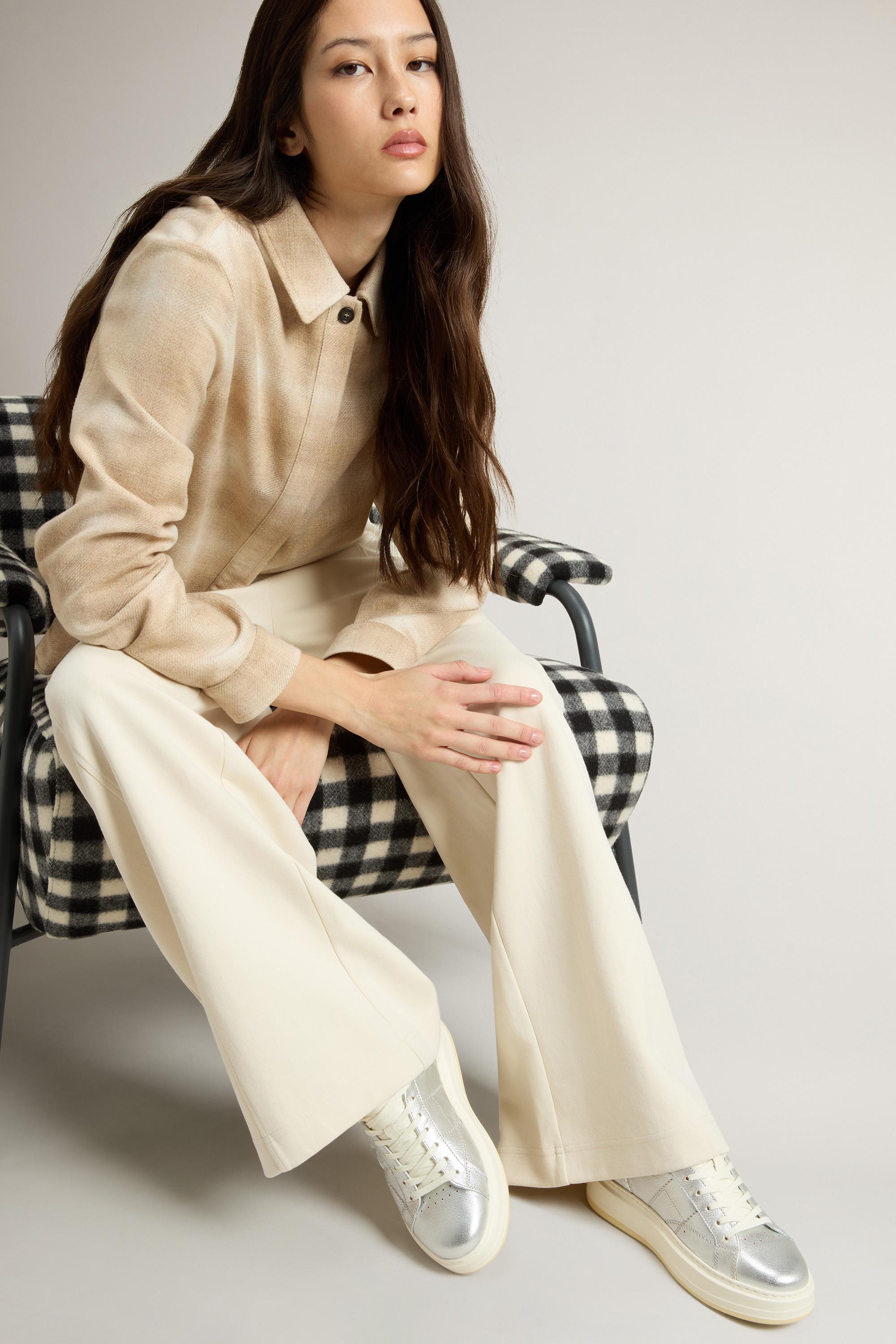 Arrow Sneakers in Laminated Leather Gray photo 7 | Woolrich