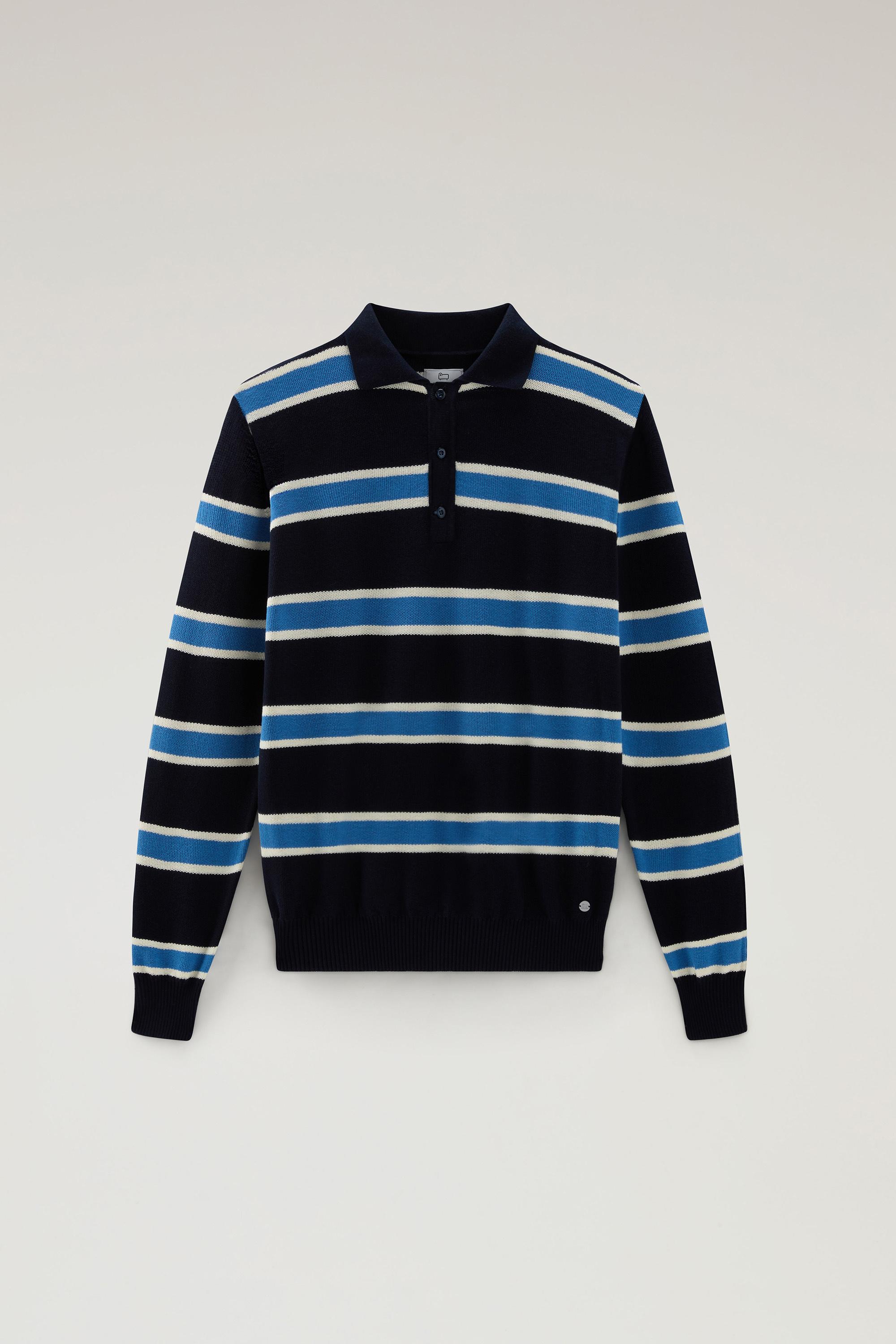Long-Sleeved Knit Polo Multicolor photo 1 | Woolrich