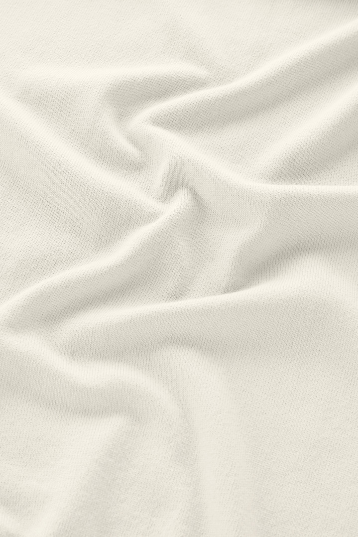 Pure Cotton Crewneck Sweater White photo 4 | Woolrich