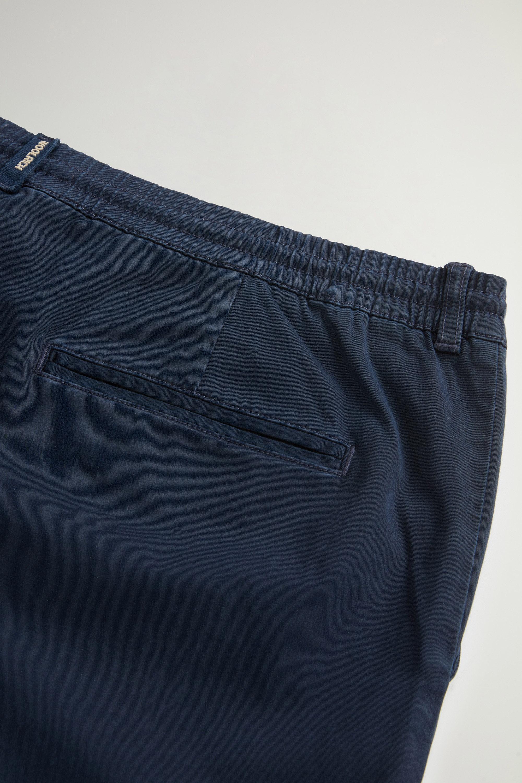 Garment-Dyed Milton Pants in Cotton Twill Blue photo 5 | Woolrich