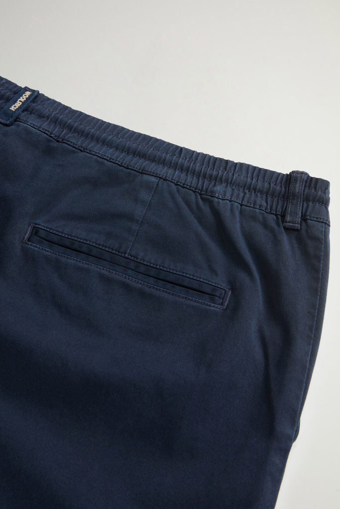 Garment-Dyed Milton Pants in Cotton Twill Blue photo 5 | Woolrich