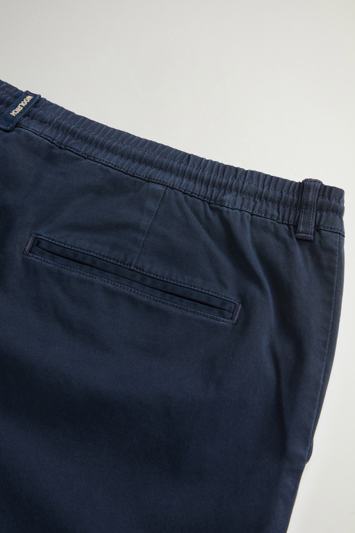 Garment-Dyed Milton Pants in Cotton Twill Blue photo 5 | Woolrich