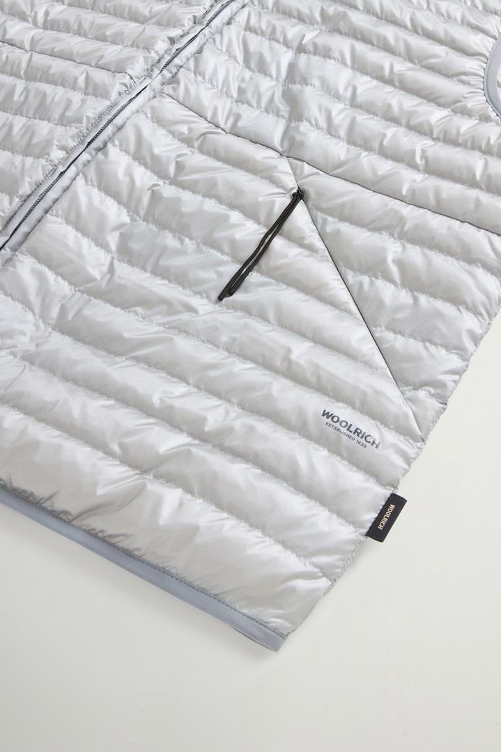 Allen Padded Vest in Ripstop Nylon Gray photo 7 | Woolrich