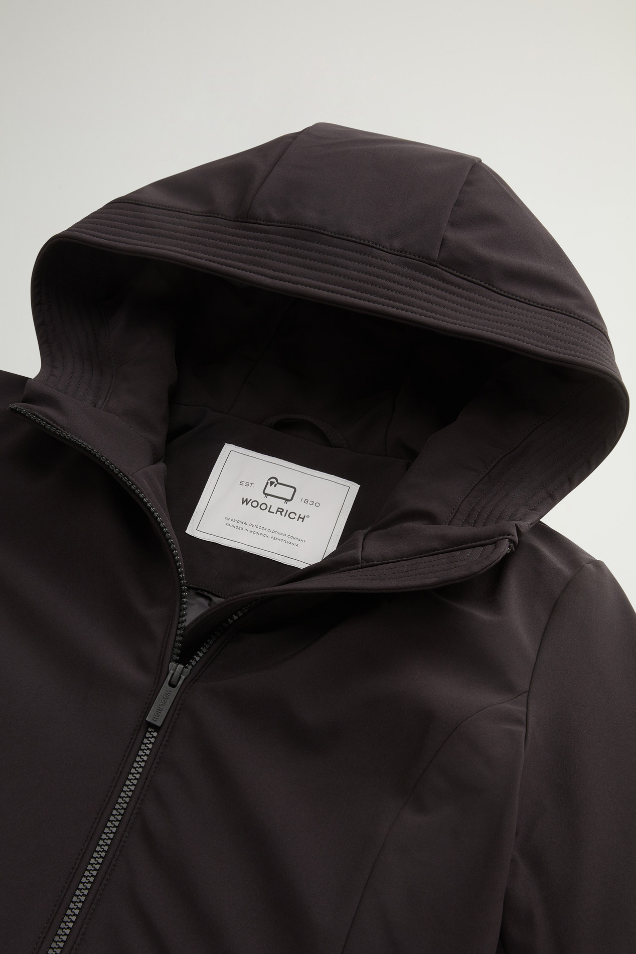 Firth Parka in Tech Softshell Black photo 2 | Woolrich
