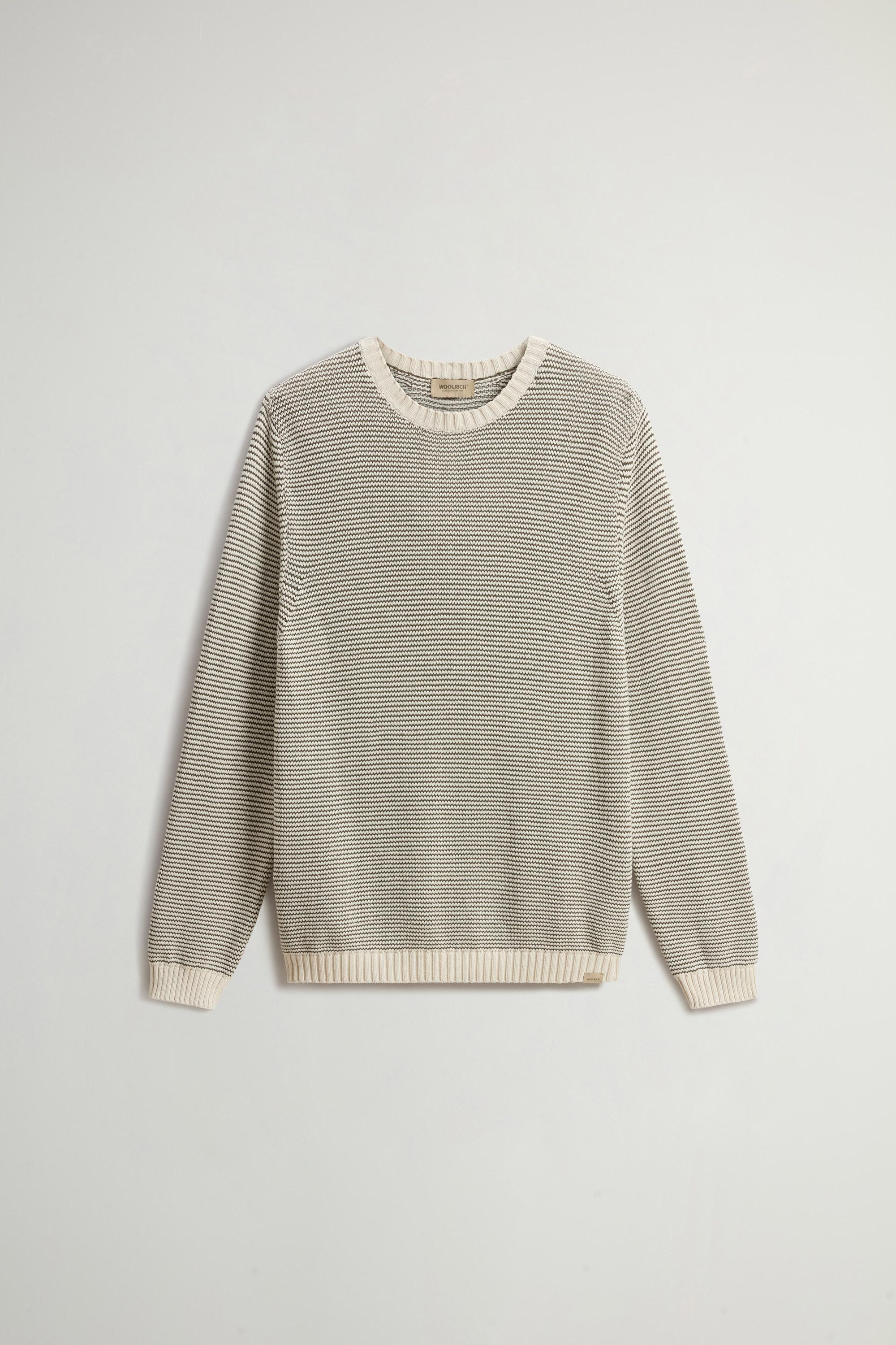 COTTON CREWNECK Beige photo 5 | Woolrich