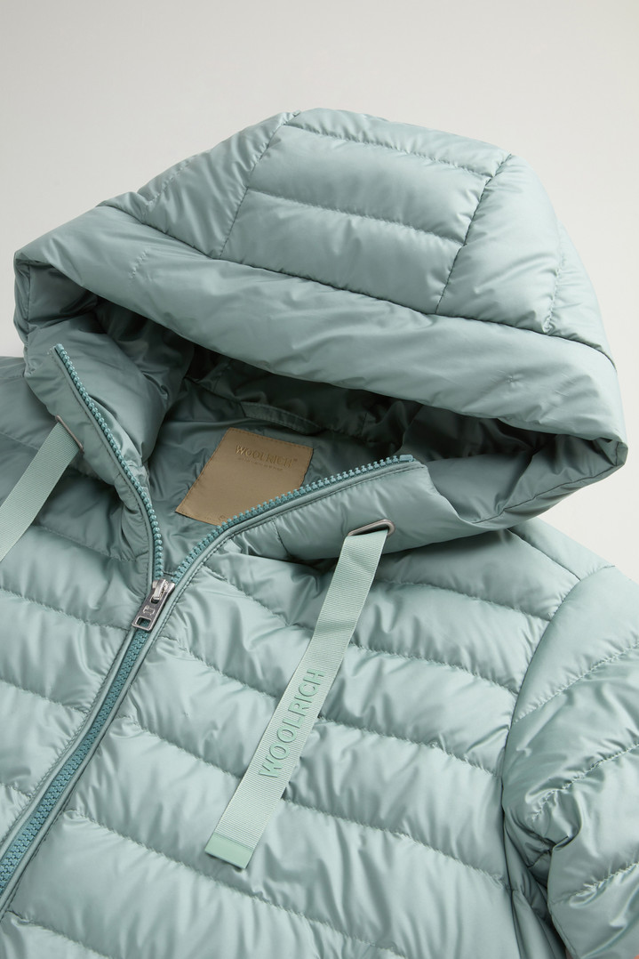Padded Microfiber Jacket with Hood Green photo 6 | Woolrich