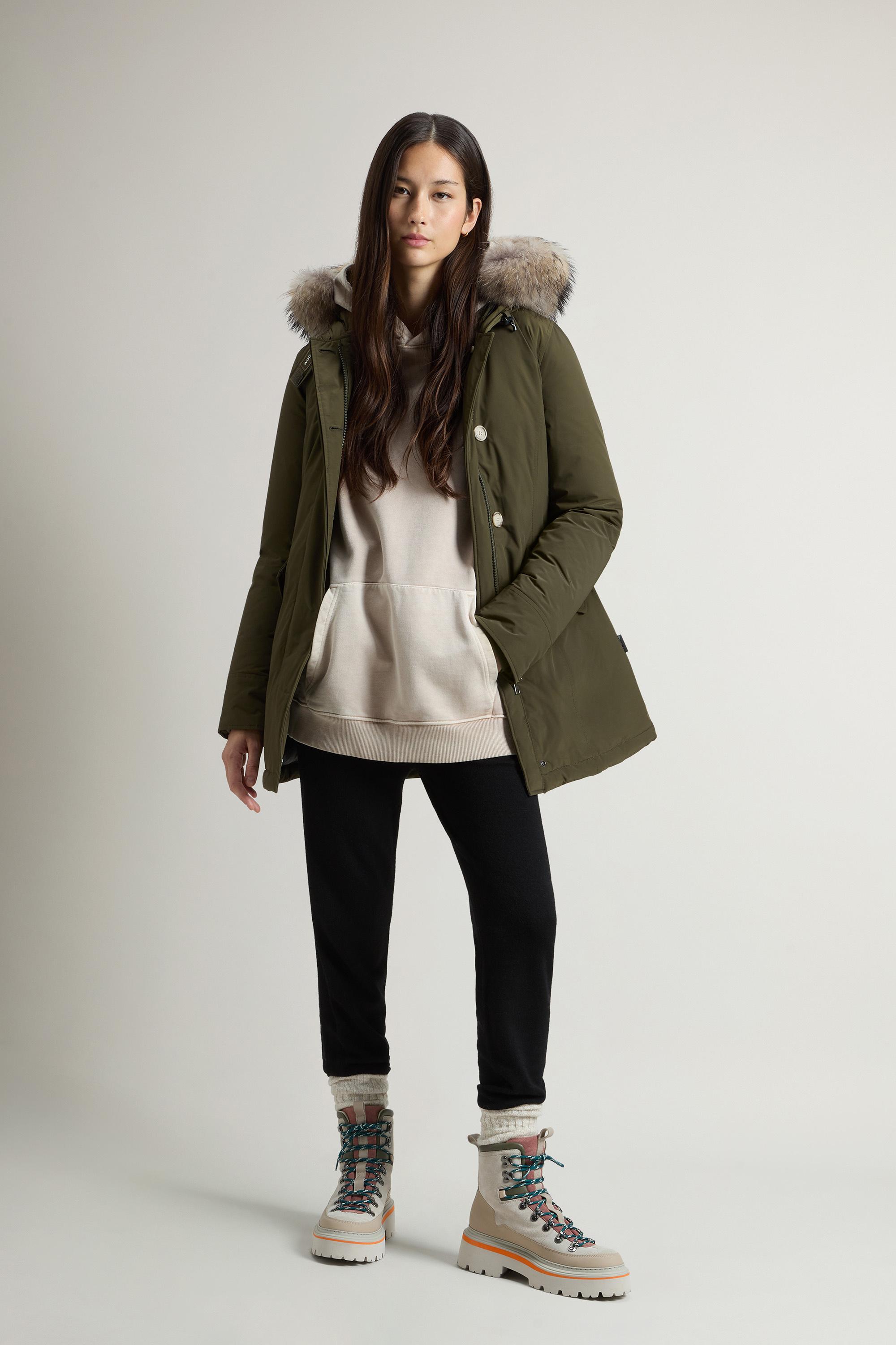 Arctic Parka in Urban Touch with Detachable Fur Green photo 1 | Woolrich