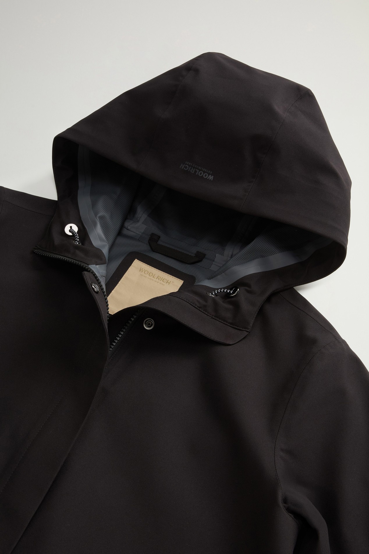 Waterproof Parka in Light Stretch Black photo 6 | Woolrich