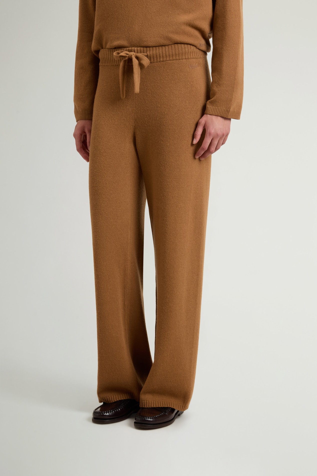Pantalon en laine et cachemire Marron photo 1 | Woolrich