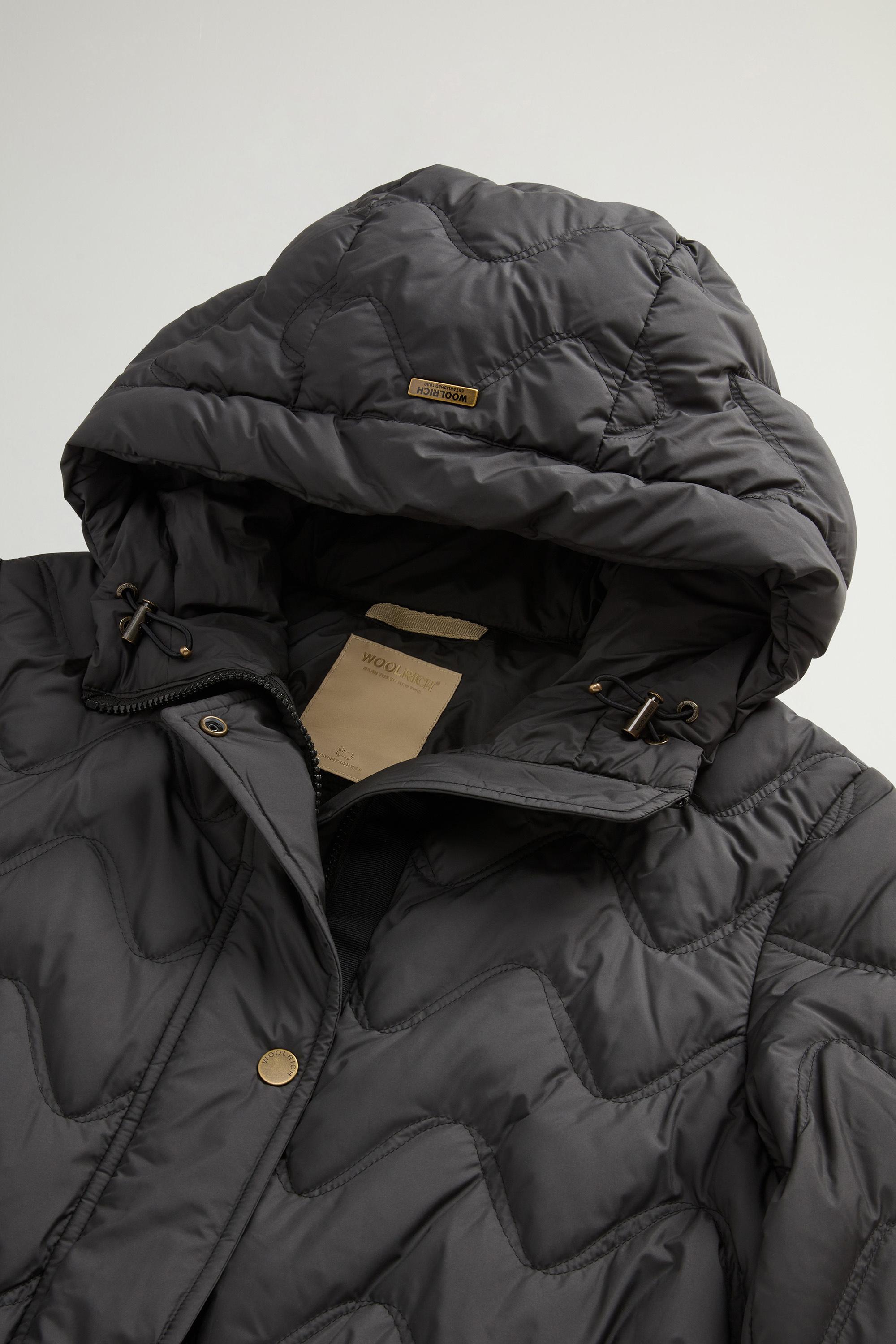Quilted Microfiber Heritage Parka Black photo 6 | Woolrich