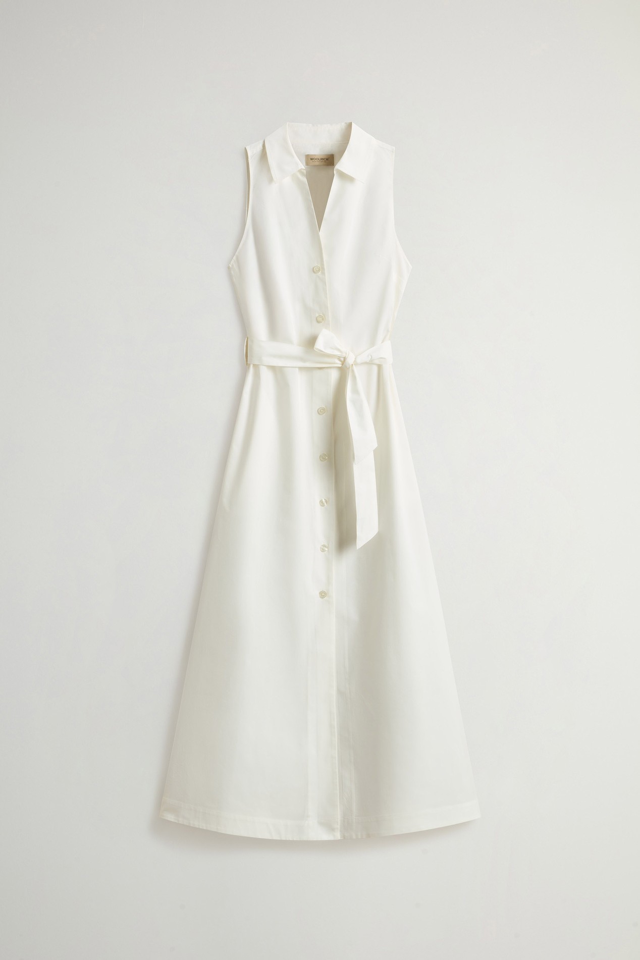 COTTON POPLIN SHIRT DRESS Weiß photo 5 | Woolrich