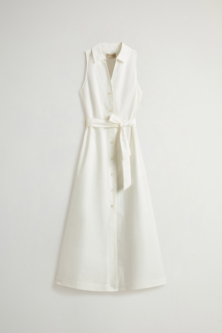 COTTON POPLIN SHIRT DRESS Weiß photo 5 | Woolrich