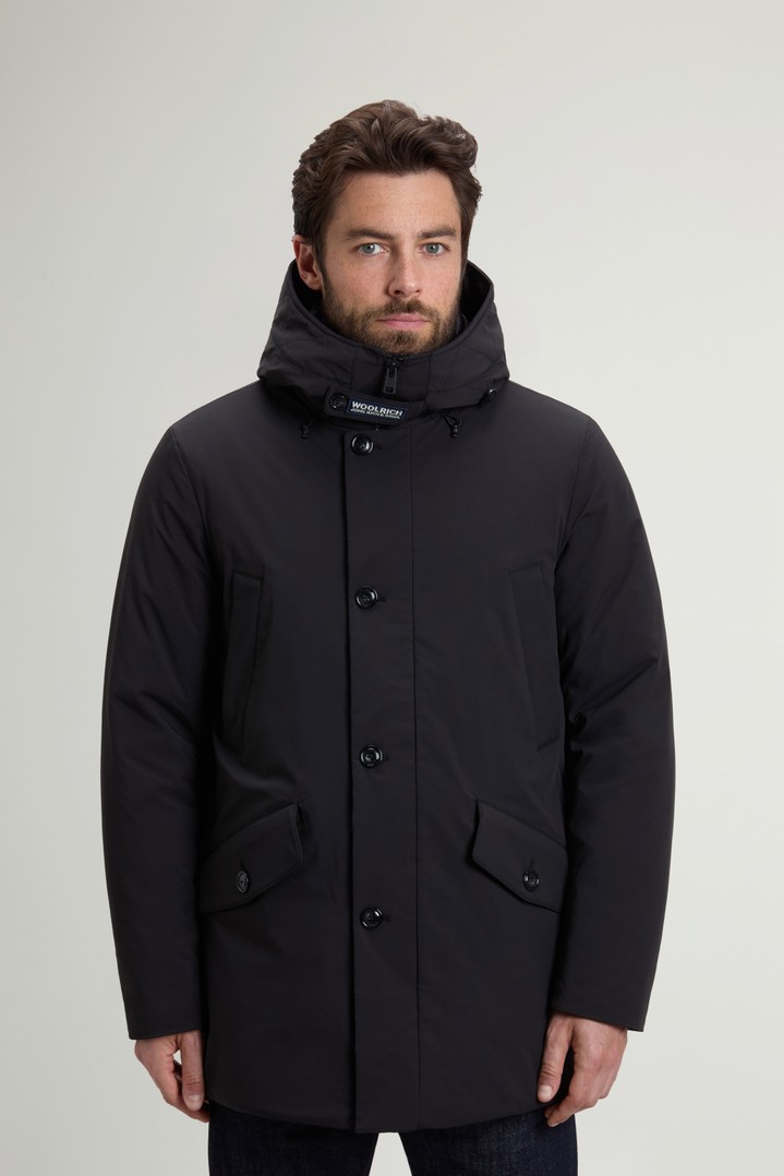STRETCH PARKA Noir photo 1 | Woolrich