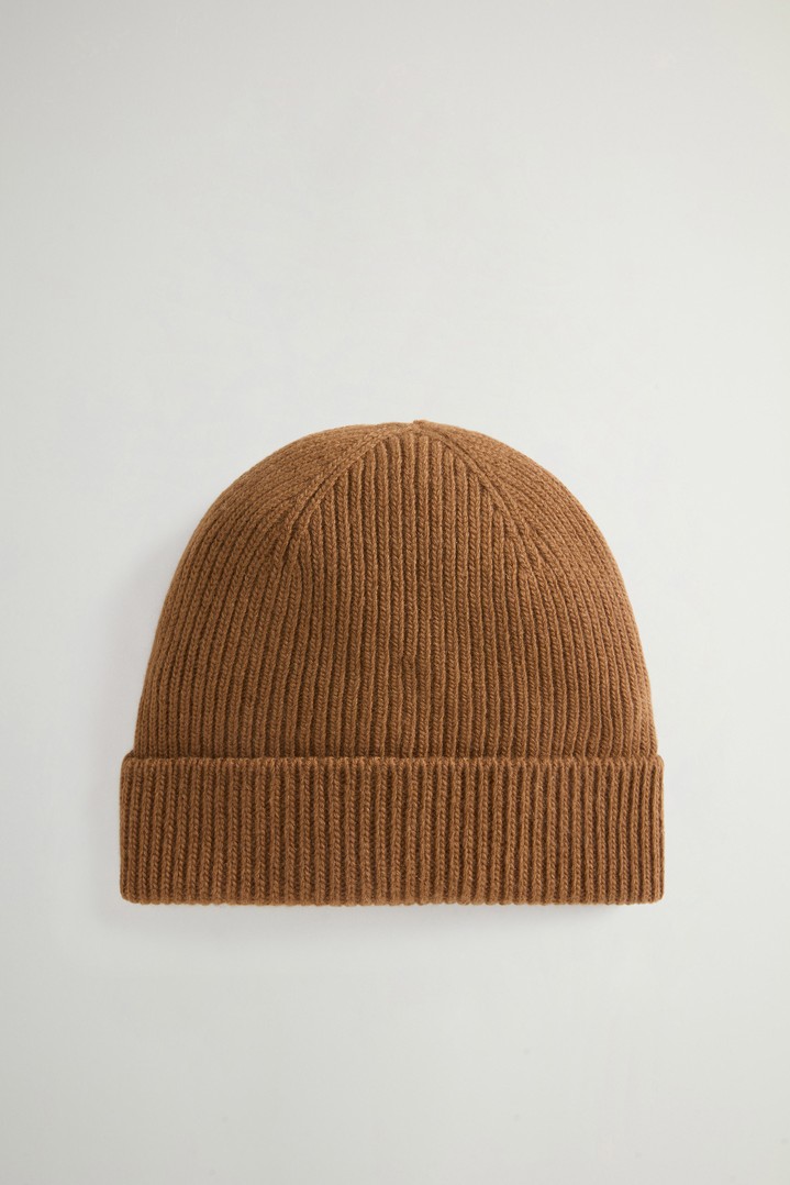 CASHMERE BLEND BEANIE Brown photo 3 | Woolrich