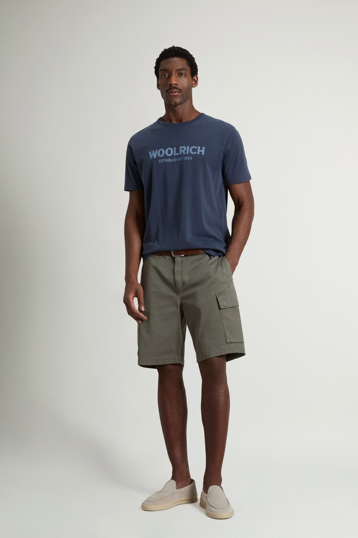 LIGHT GD T-SHIRT Blau photo 2 | Woolrich