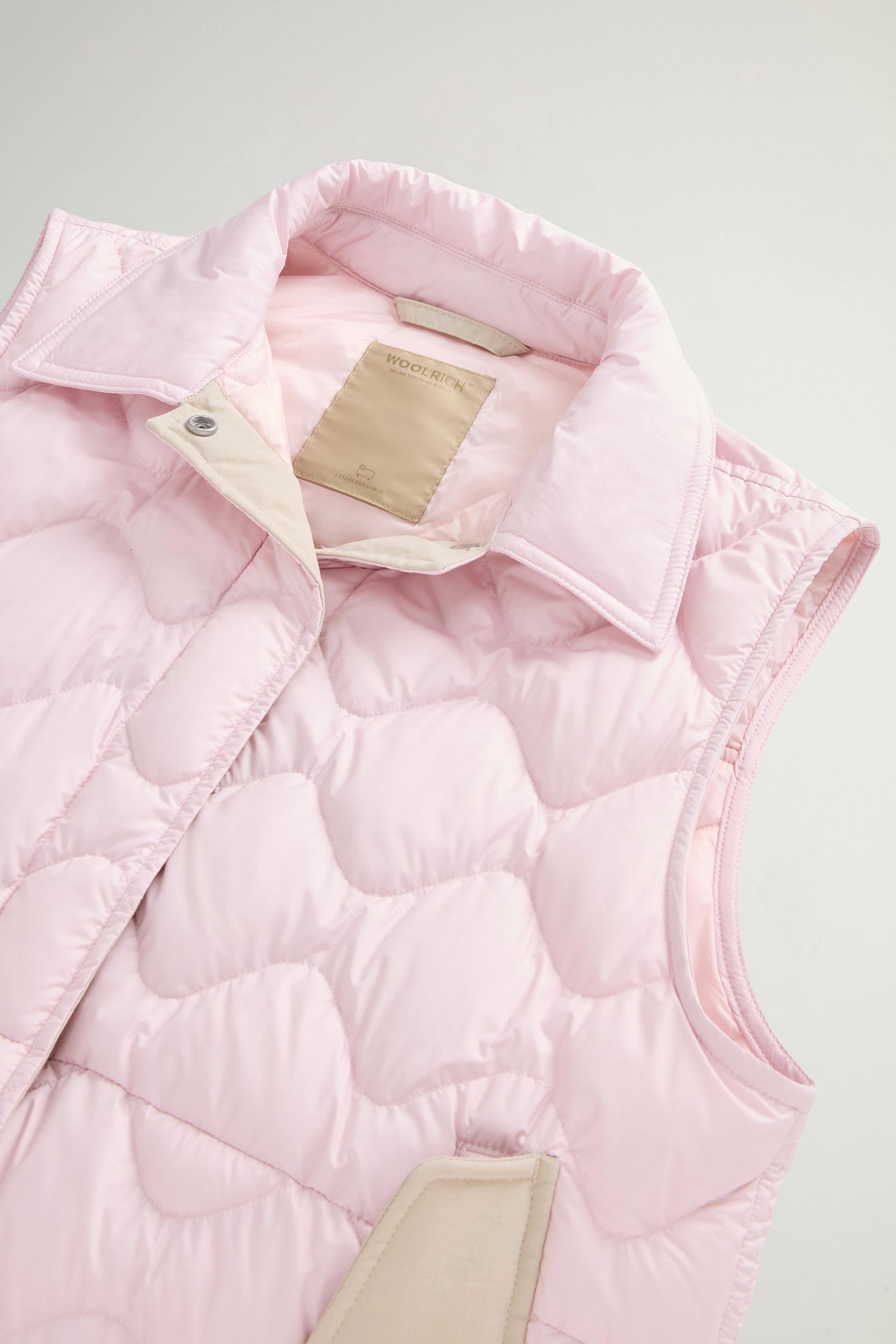 Quilted Microfiber Heritage Vest Pink photo 6 | Woolrich