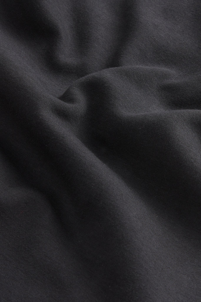 Cotton Blend Fleece Pants with Logo Black photo 5 | Woolrich