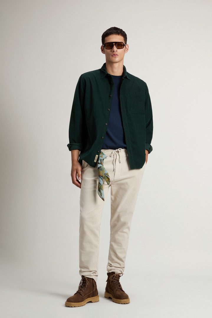 CORDUROY MACKEY SHIRT GD Green photo 2 | Woolrich
