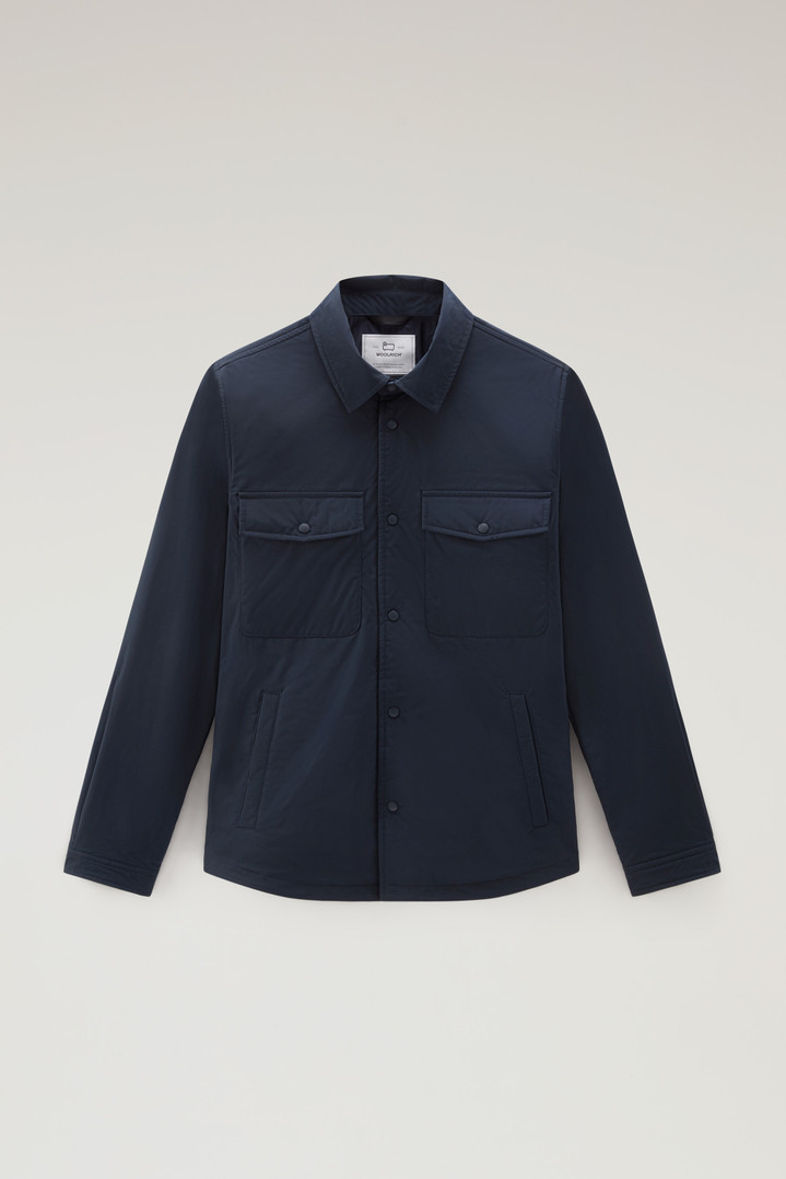 Alaskan Padded Shirt Jacket in Urban Touch Blue photo 1 | Woolrich