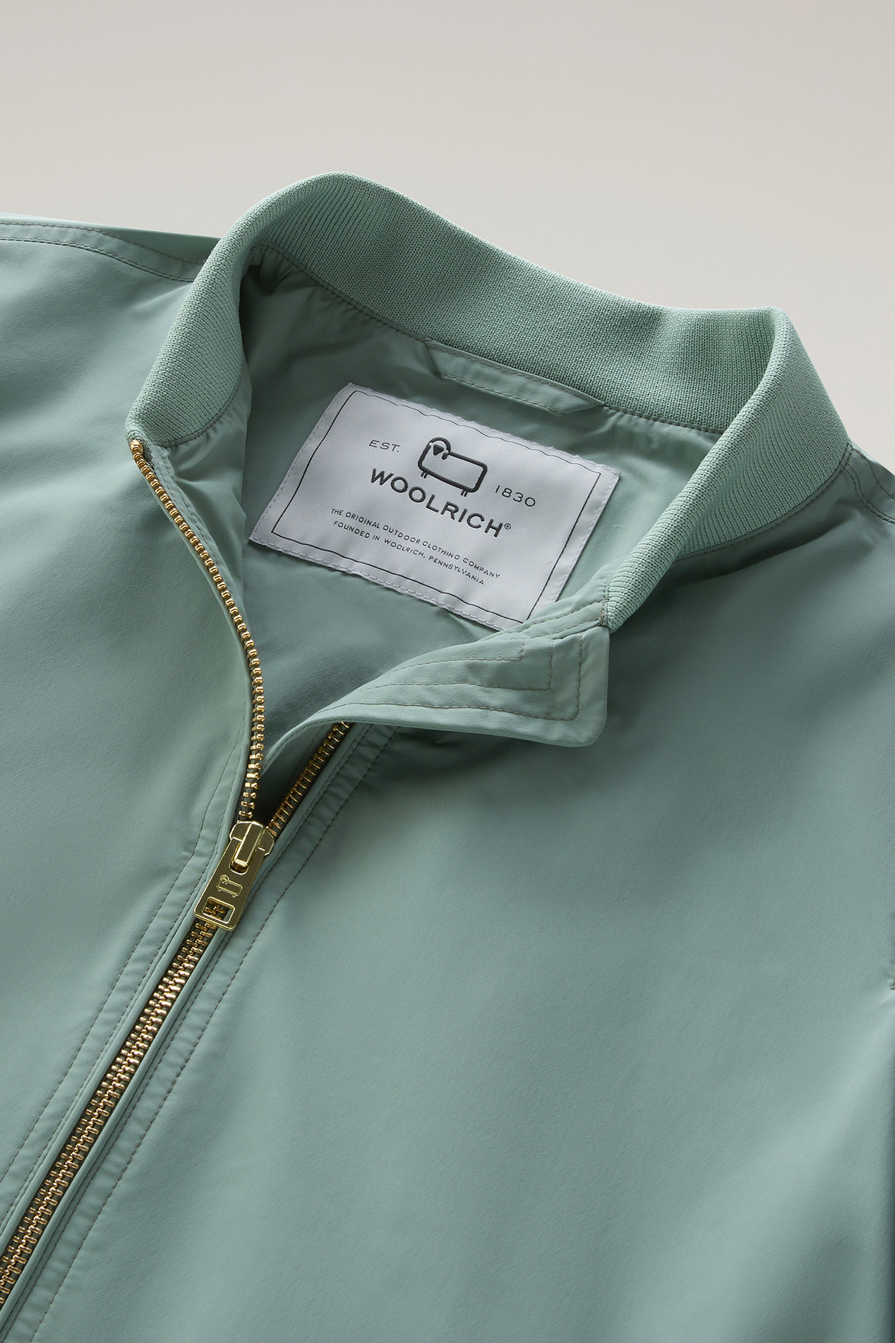 Charlotte Bomber in Urban Touch Green photo 2 | Woolrich