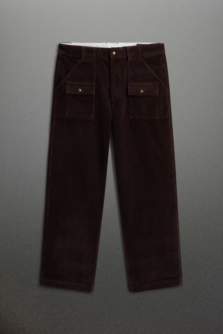 Bush Pants in Pure Cotton Velvet Brown photo 1 | Woolrich