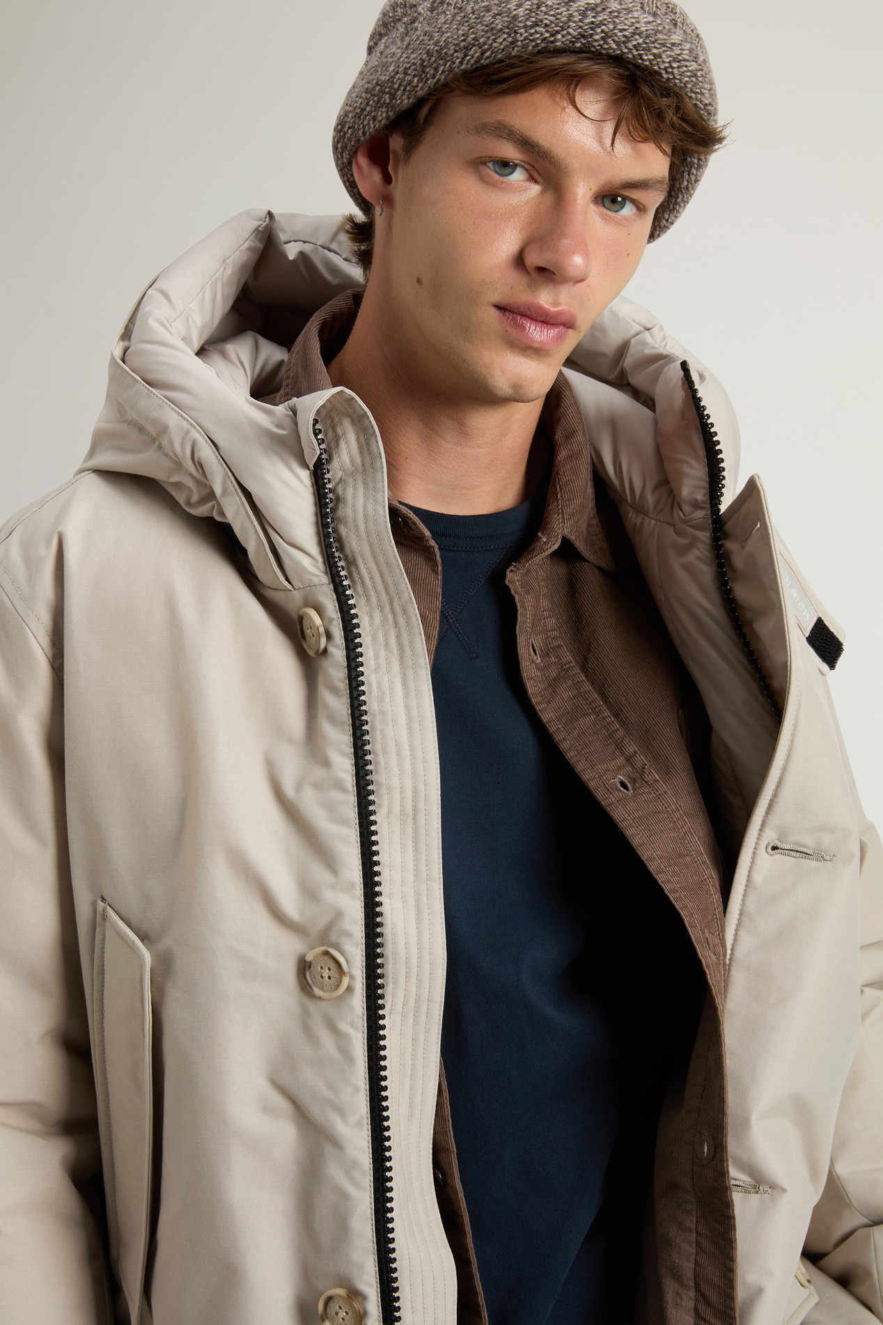 Arctic Parka in Ramar Cloth Beige photo 4 | Woolrich