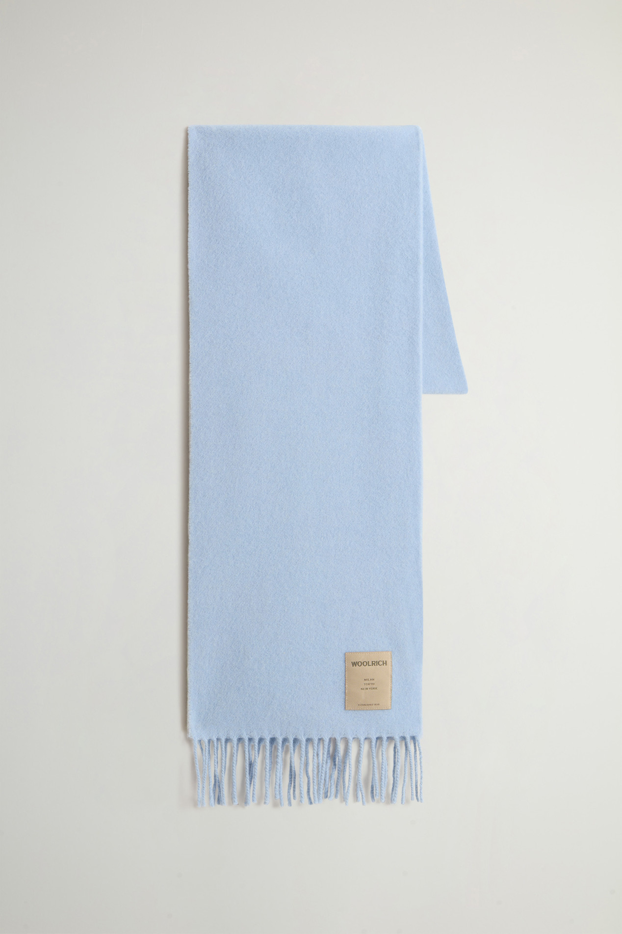 Pure Wool Scarf Blue photo 1 | Woolrich
