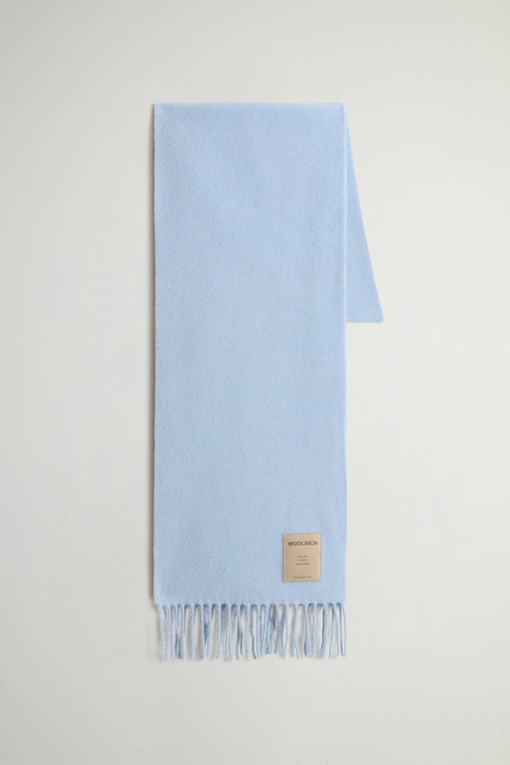 Pure Wool Scarf Blue photo 1 | Woolrich
