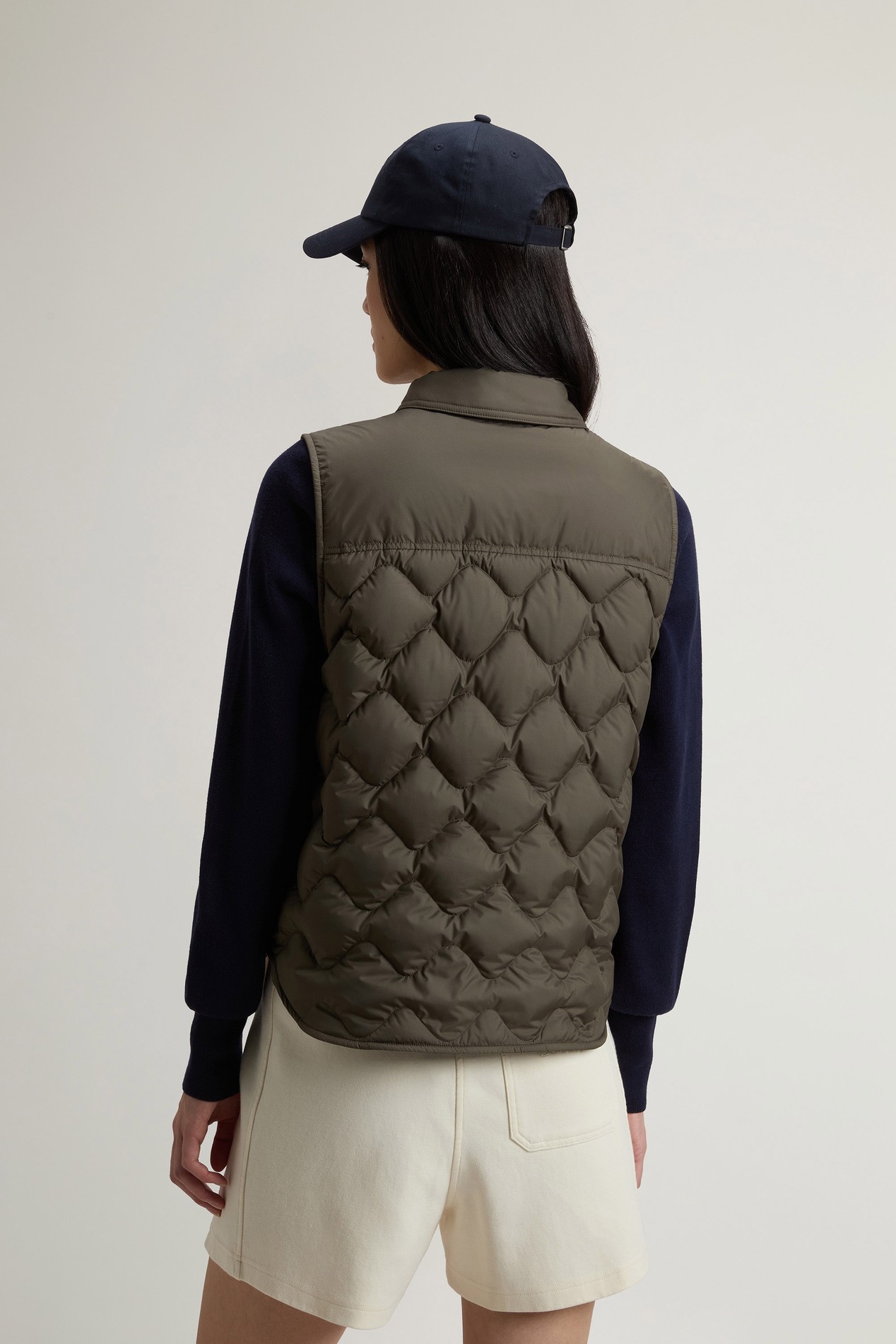 Quilted Microfiber Heritage Vest Multicolor photo 3 | Woolrich