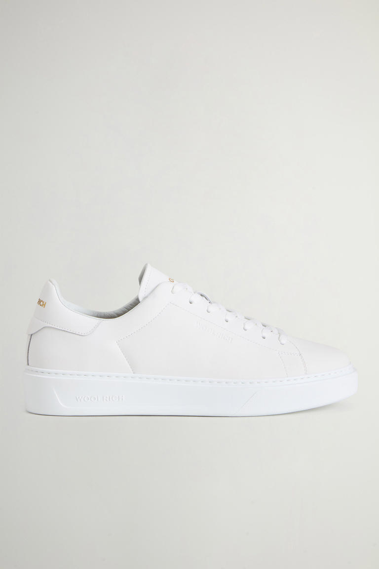 Classic Court Sneakers aus Kalbsleder Weiß photo 1 | Woolrich