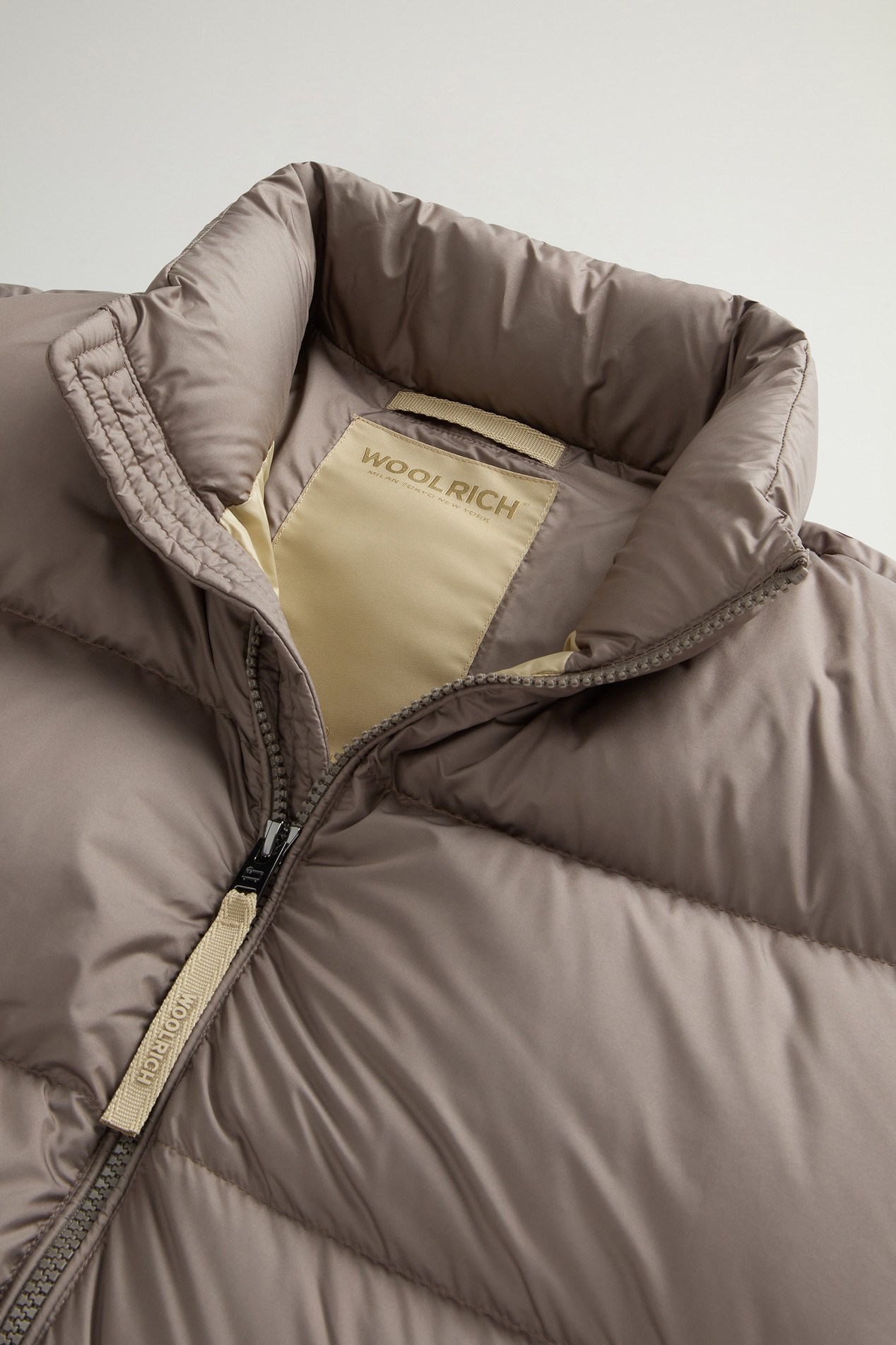 Cloud Down Jacket in Microfiber Brown photo 6 | Woolrich