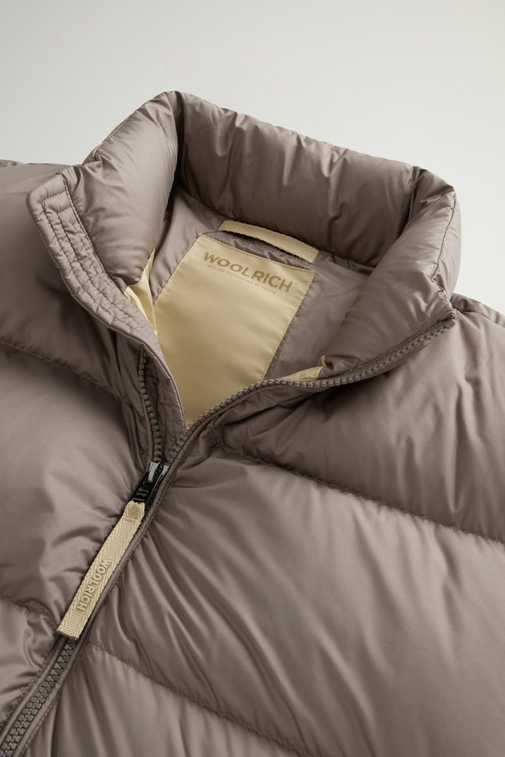Cloud Down Jacket in Microfiber Brown photo 6 | Woolrich