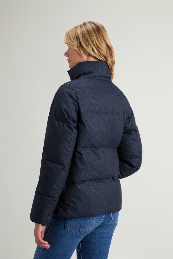 Quilted Checked Jacket in Wool-Effect Fabric Blue photo 3 | Woolrich