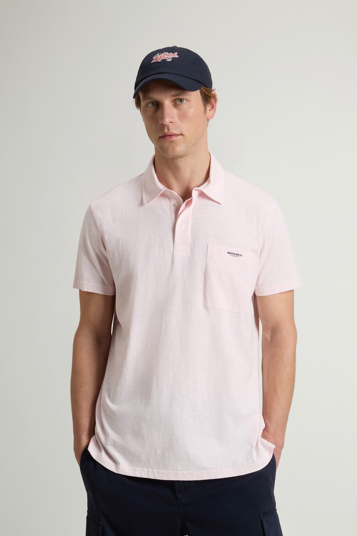 SLUB LOGO POLO Pink photo 1 | Woolrich