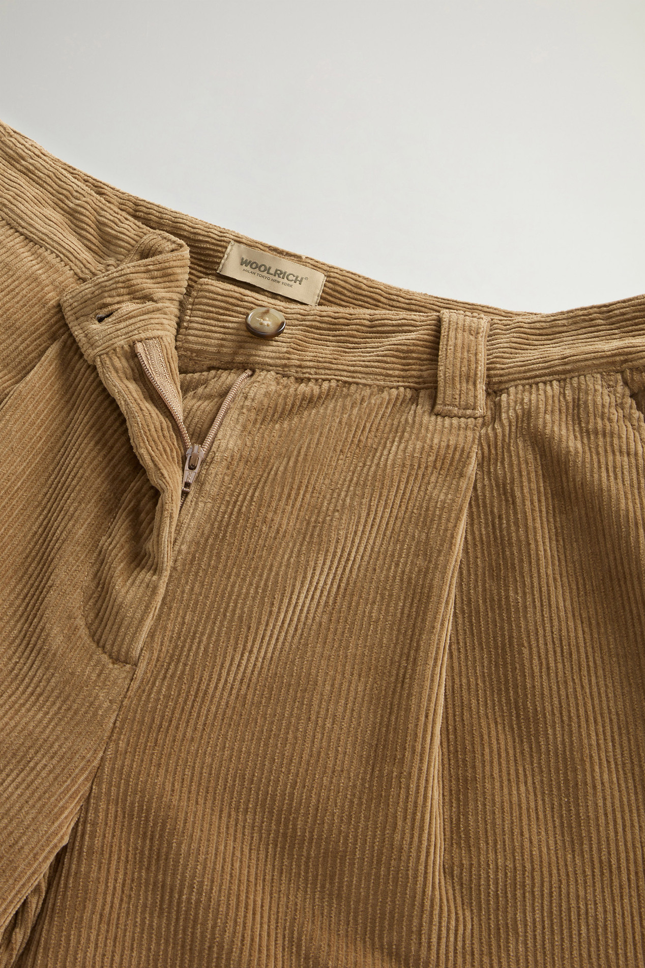 Wide-Leg Corduroy Pants Beige photo 4 | Woolrich