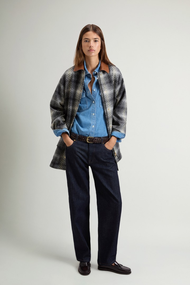 AZTEC MOON BARN COAT White photo 2 | Woolrich