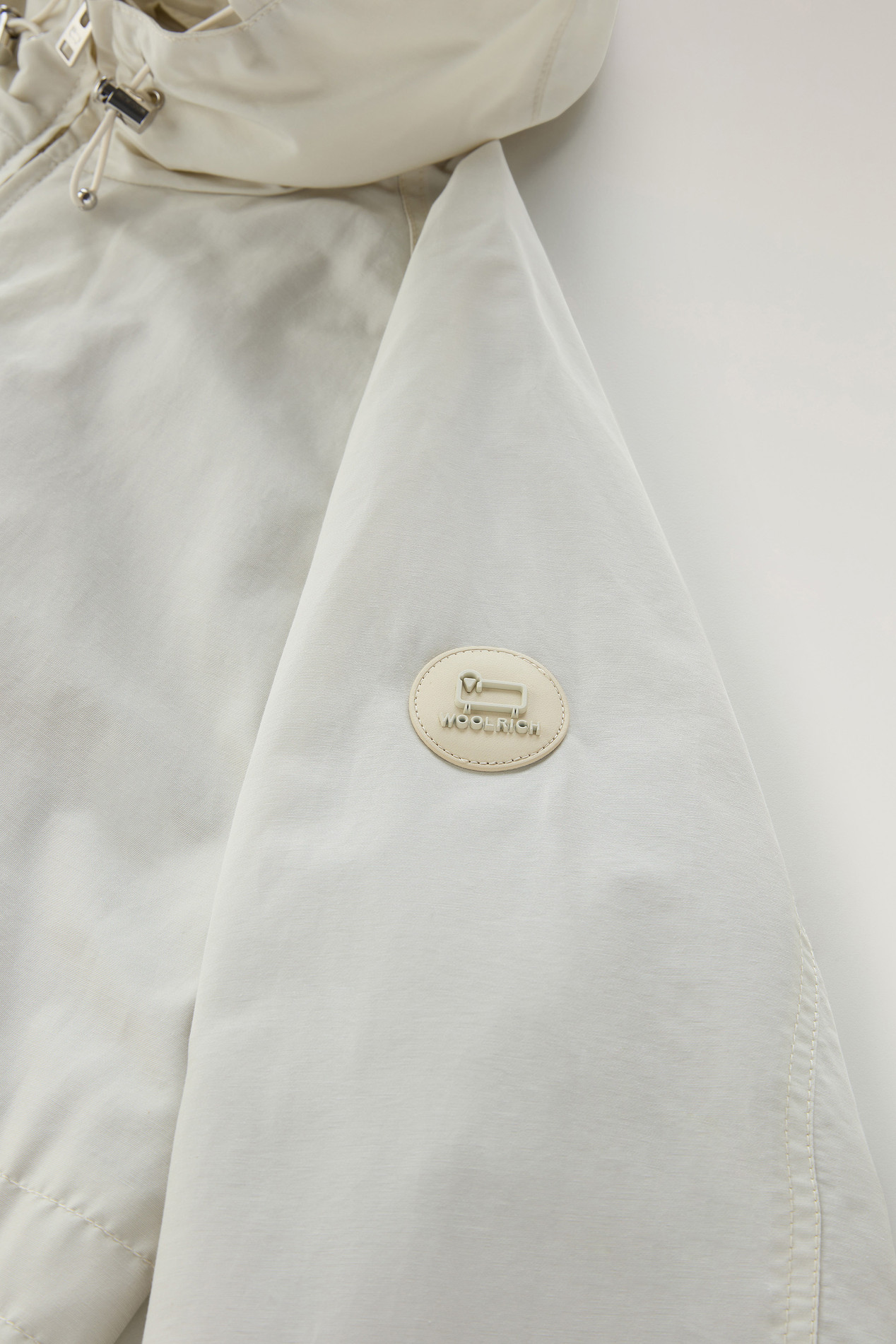 Cruiser Jacket in Ramar Cloth with Hood White photo 3 | Woolrich