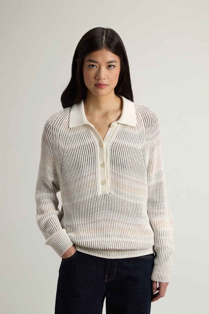 Vanisé Sweater in Cotton Blend White photo 1 | Woolrich