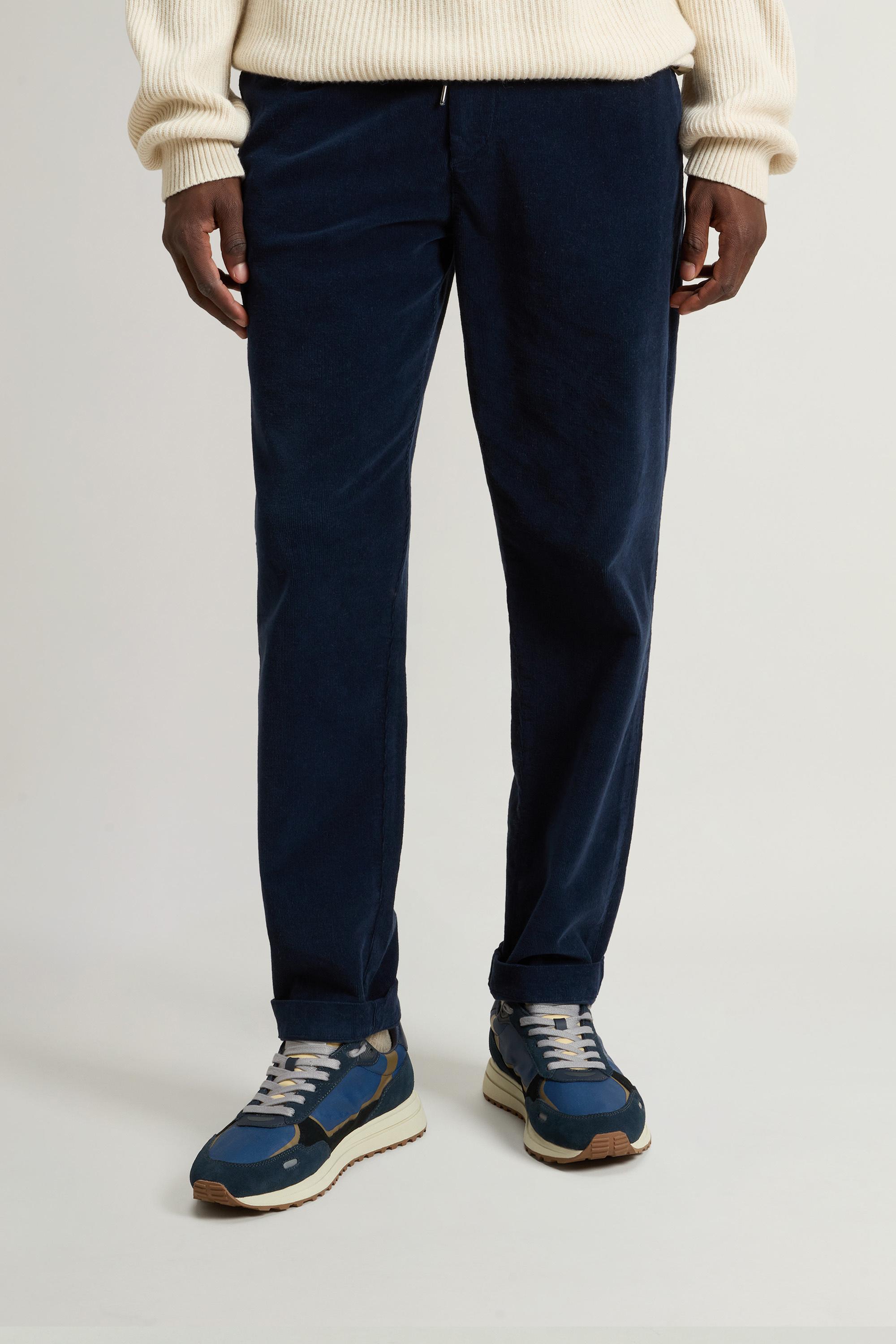 Retro Sneakers in Nylon with Leather Details Blue photo 6 | Woolrich