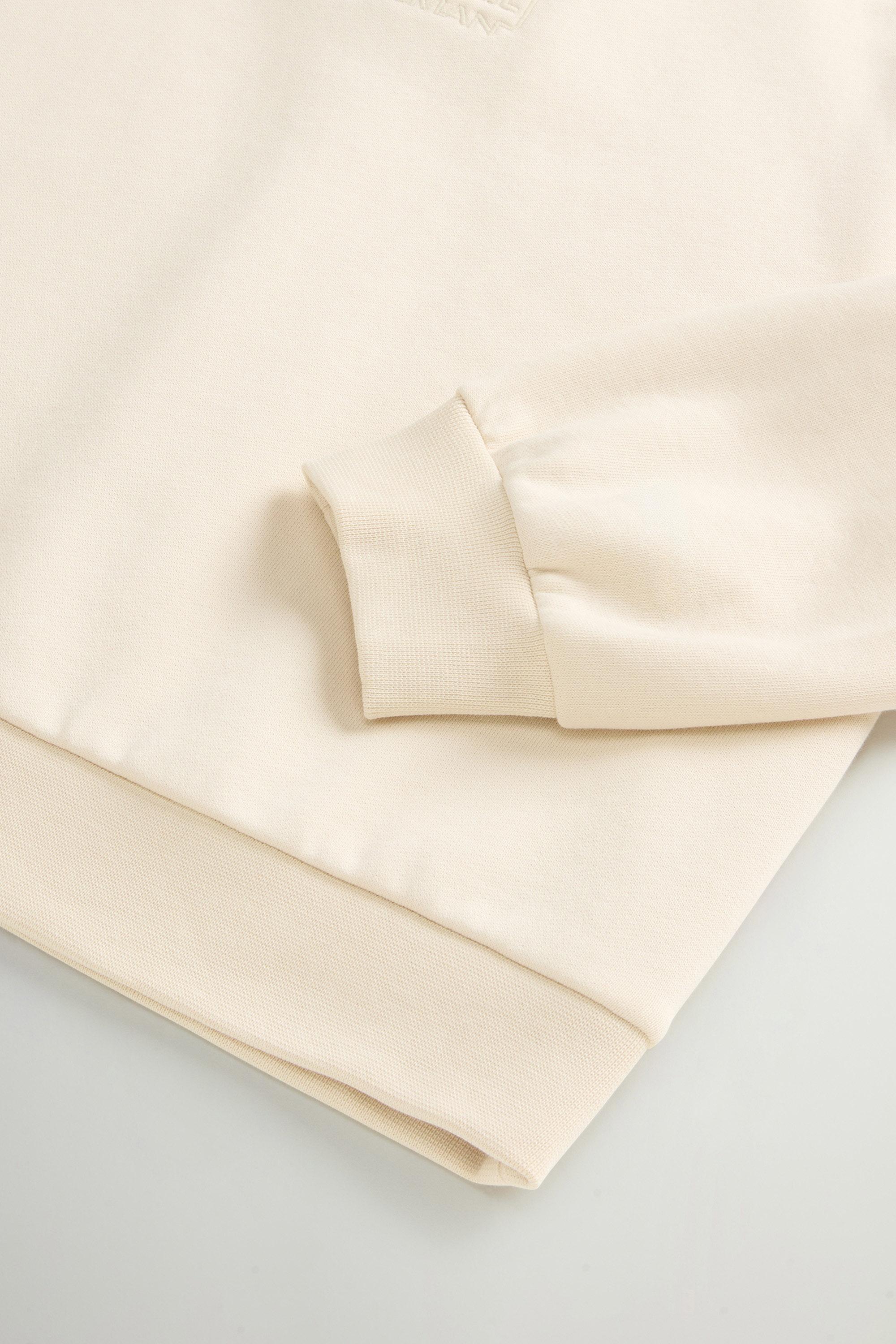 Crewneck Sweatshirt in Pure Cotton White photo 6 | Woolrich